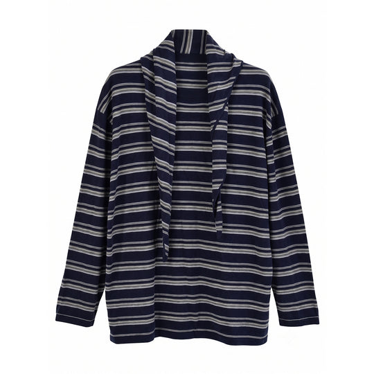 Damen Lässige Streifenjacke Shop Nory