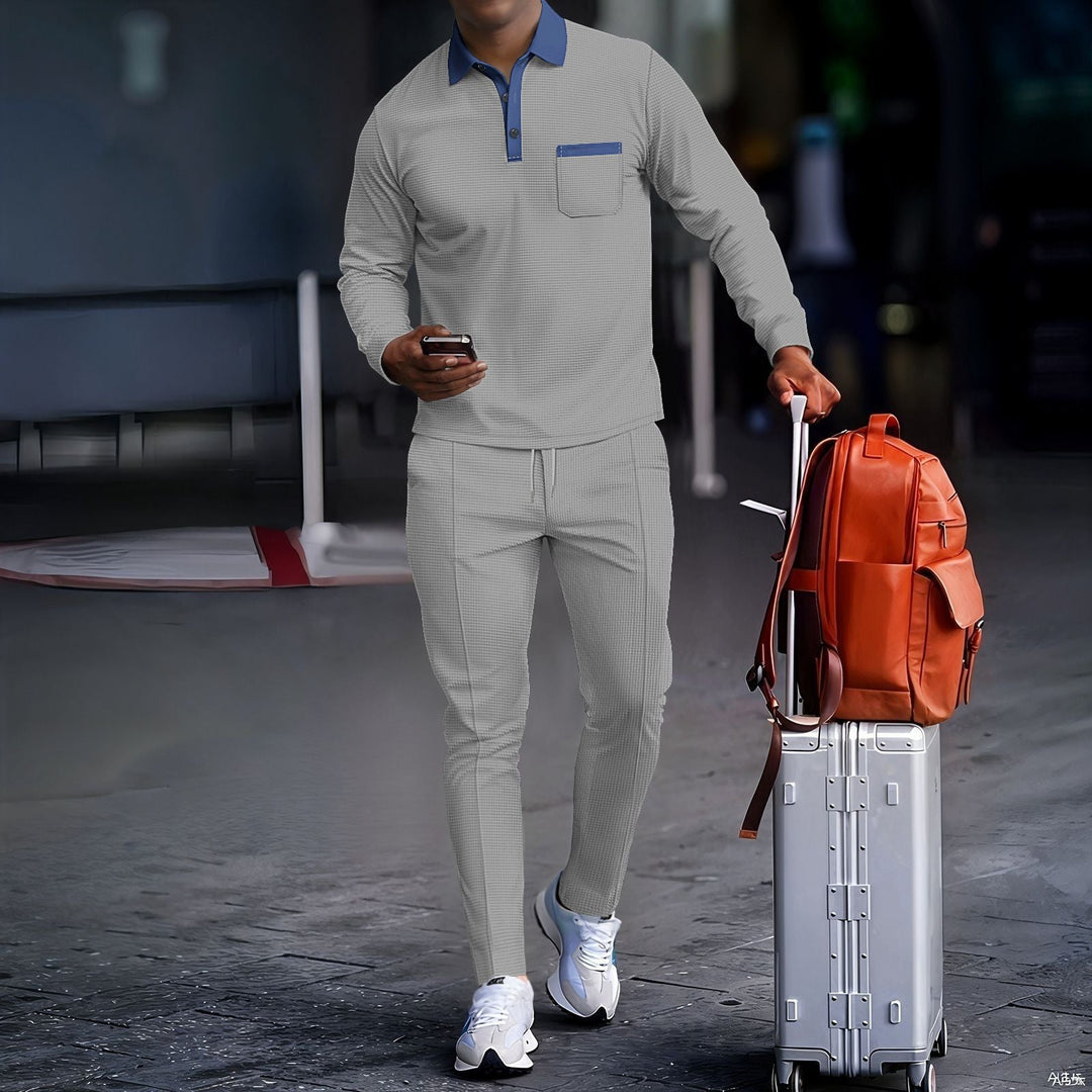 Herren modisches Polyester-Trainingsanzug mit atmungsaktive Eigenschaften