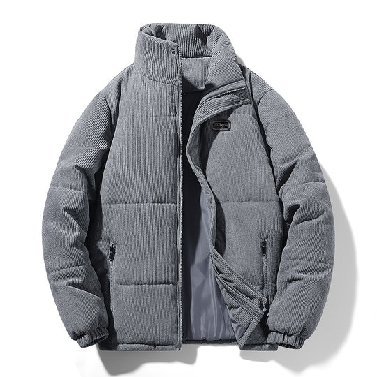 Herren Warme Steppjacke mit hohem Kragen Shop Nory