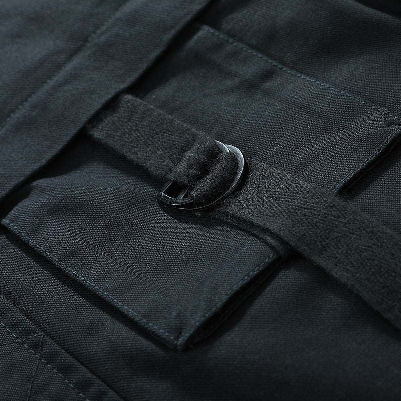 Herren Utility-Fieldjacke mit Stehkragen, D-Ring-Details und Reißverschlusstaschen Shop Nory