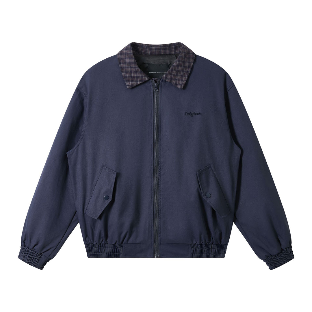 Herren Oversize‑Blousonjacke mit Karokragen und aufgesetzten Pattentaschen Shop Nory