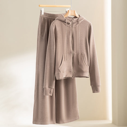 Damen weite Lounge-Hose mit elastischem Bund und Eingrifftaschen Shop Nory