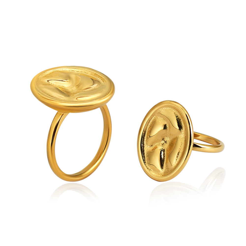 Damen Edelstahlring mit einzigartigem, handgefertigtem Design Shop Nory