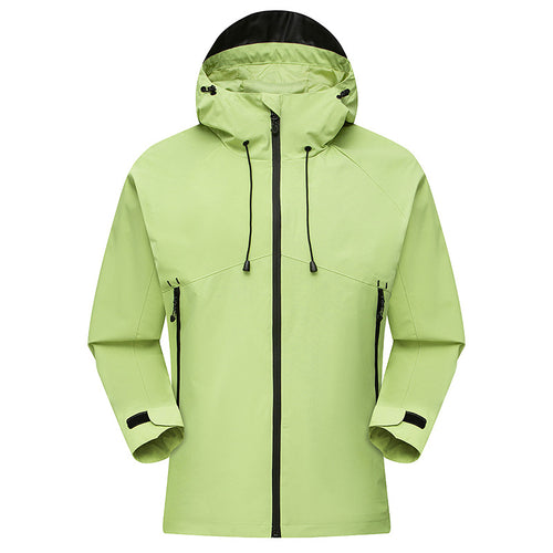 Herren Wasserdichter High-Visibility Shellparka mit atmungsaktiver Membran, verstellbarer Kapuze und Belüftung Shop Nory