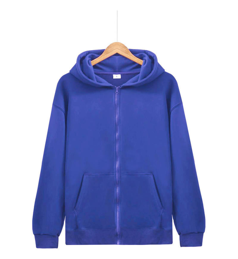 Unisex nan leichter Reißverschluss-Hoodie mit innen angerautem French-Terry, flachen Nähten und Kängurutaschen Shop Nory