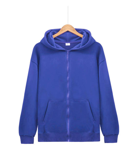 Unisex nan leichter Reißverschluss-Hoodie mit innen angerautem French-Terry, flachen Nähten und Kängurutaschen Shop Nory