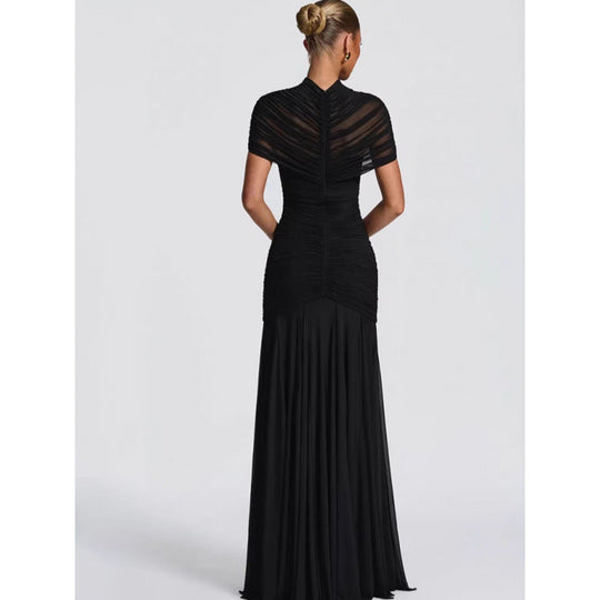 Damen Glamouröses Abendkleid mit figurbetontem Design und Cut-Outs Shopnory