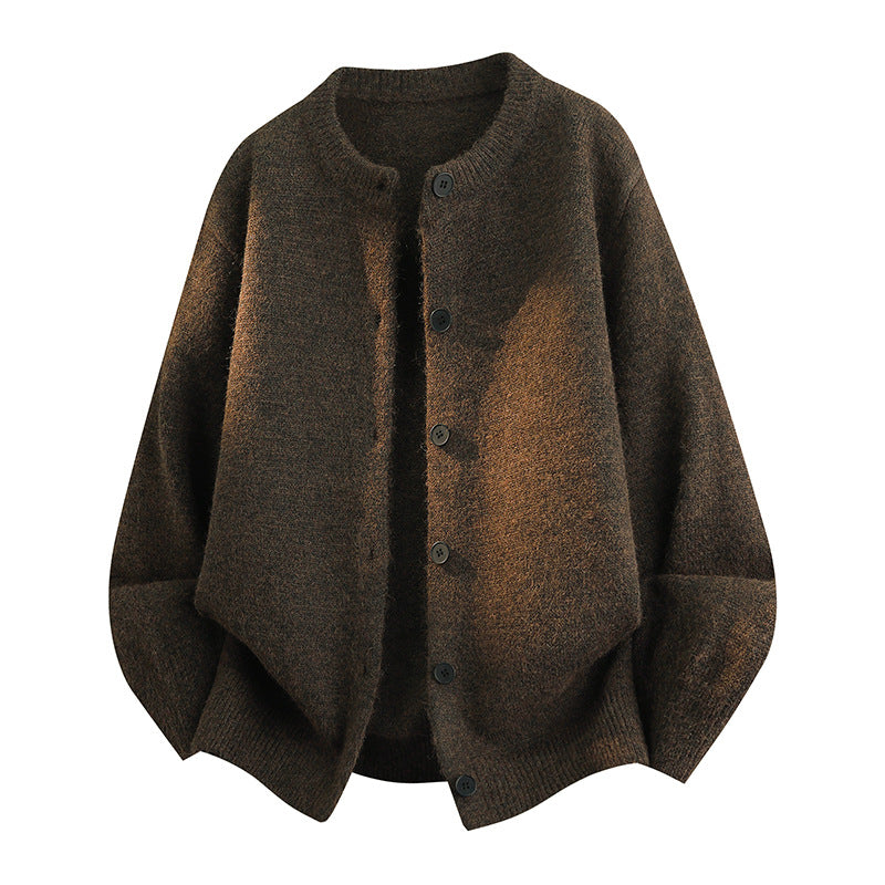 Damen Komfortable Strickjacke mit Knopfleiste Shop Nory
