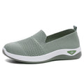 Damen Leichte Slip-On Freizeitschuhe mit atmungsaktiver Strickoberfläche