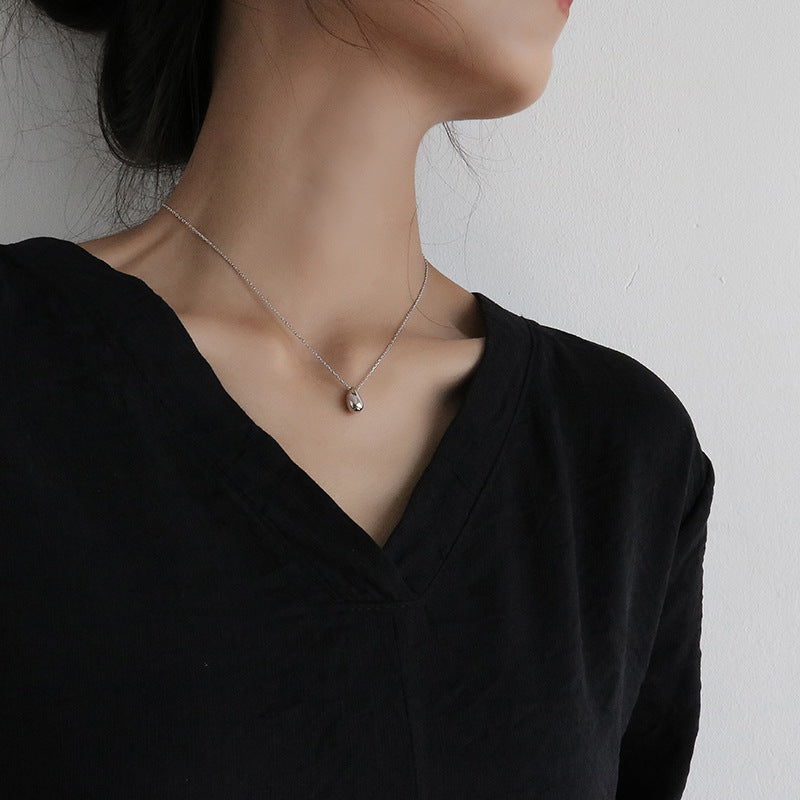 Damen feine Halskette mit eleganten Tropfenanhänger Shop Nory