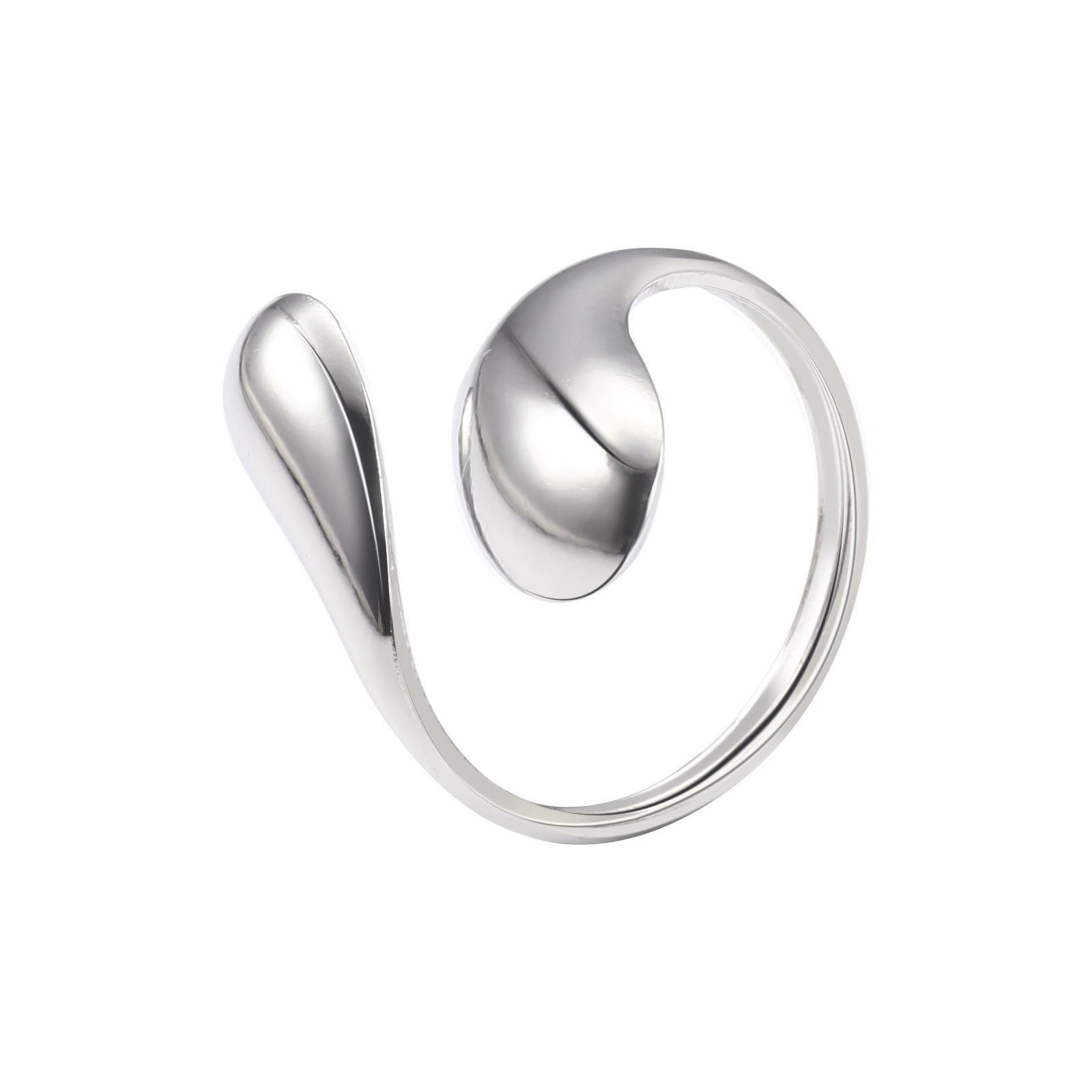 Damen Ring mit kreativem, geschwungenem Design Shop Nory