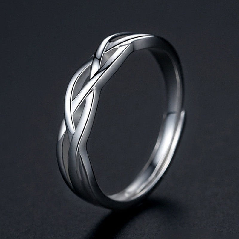 Damen Infinity-Ring aus hochwertigem Edelstahl Shop Nory