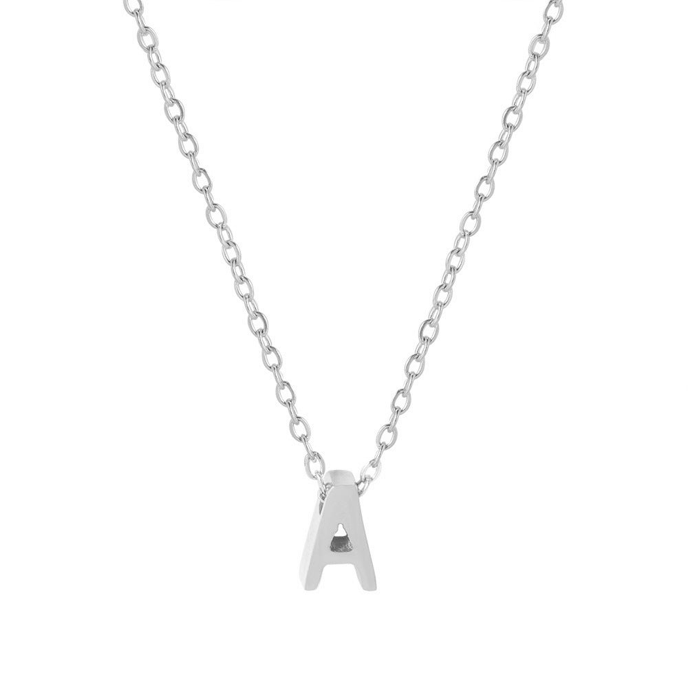 Damen personalisierte Initial Anhänger Halskette Shop Nory