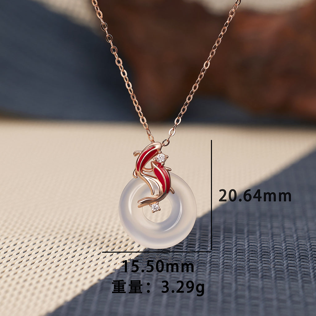 Damen Halskette mit einzigartigem Anhänger und feinen Details Shop Nory