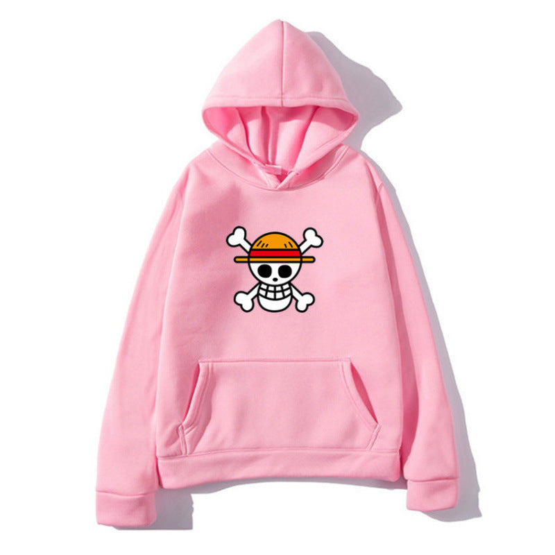Damen Kapuzenpullover mit kreativem Piratenmotiv und bequemer Passform