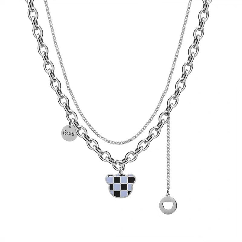 Damen Halskette mit verspieltem Tiermotiv und modischem Zierdesign Shop Nory