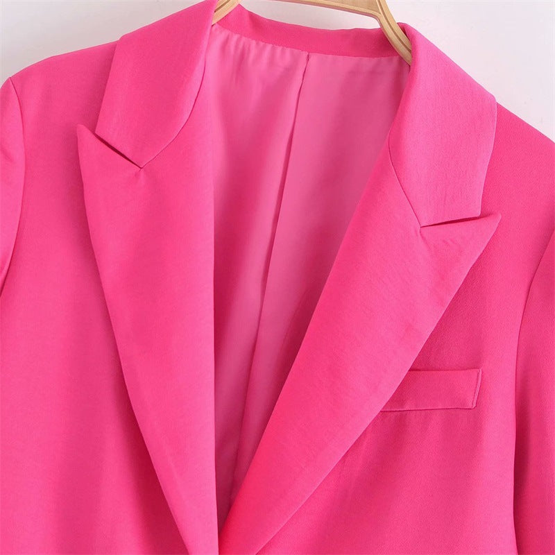 Damen Zweiteiliges Anzug-Set mit Oversized-Blazer und hochtaillierter Weitbein-Hose Shop Nory