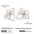 Damen filigrane Ohrstecker mit Blumenmuster Shop Nory