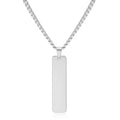 Damen Halskette mit personalisierbarem Anhänger aus hochwertigem Edelstahl Shop Nory
