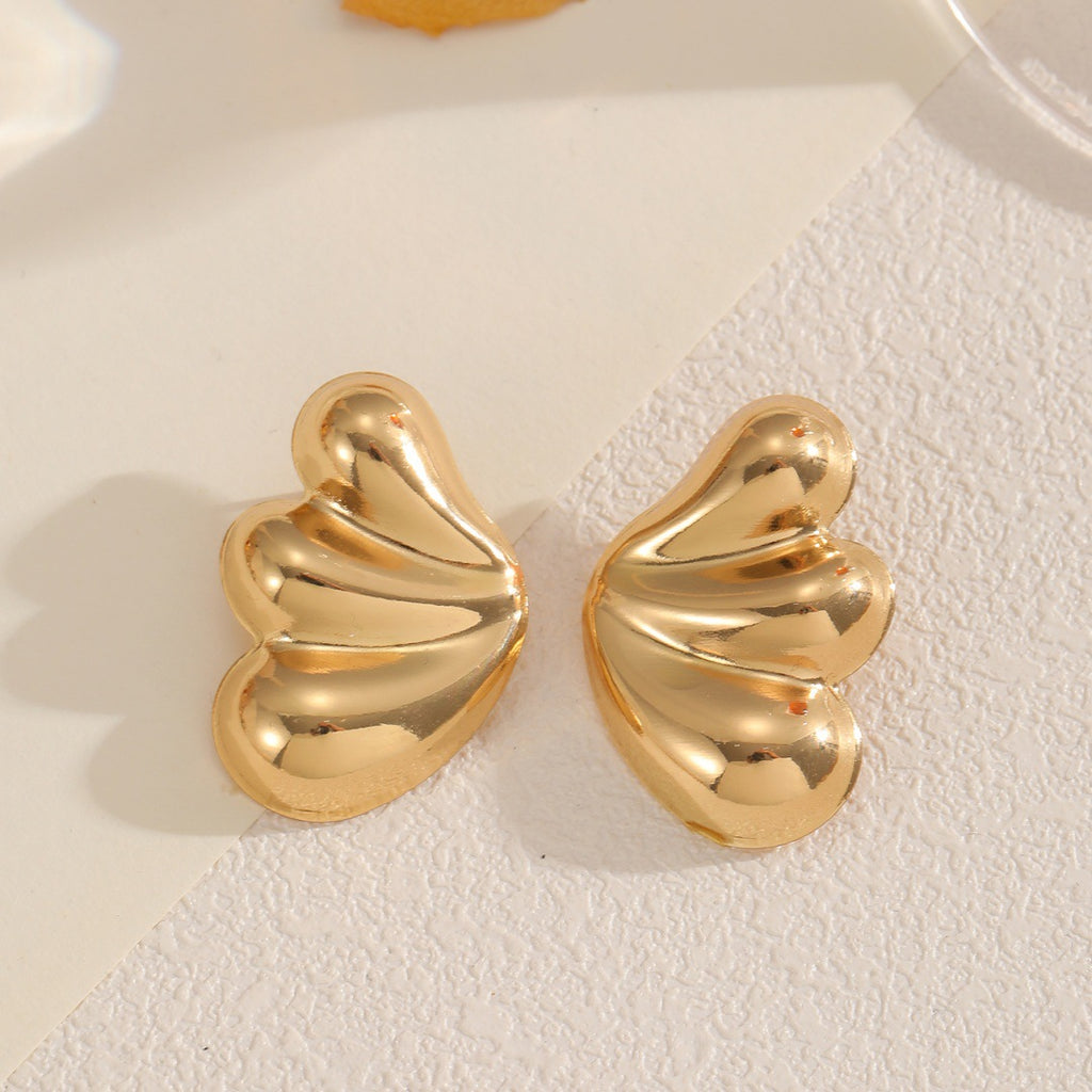 Damen Ohrstecker im eleganten Muschel-Design Shop Nory 1784077177