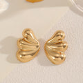 Damen Ohrstecker im eleganten Muschel-Design Shop Nory 1784077177