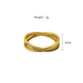Damen zierlicher geschwungener Ring mit funkelnden Zirkonia Shop Nory