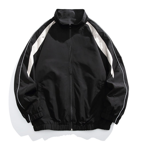 Herren Sportliche Trainingsjacke mit hohem Kragen Shop Nory