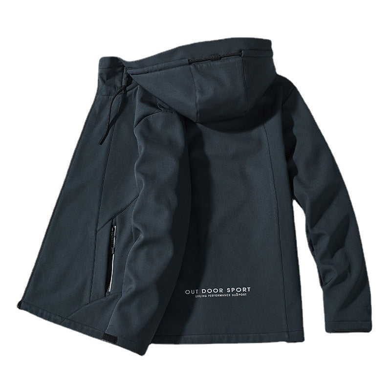 Damen taillierte Softshelljacke mit Kapuze und wasserabweisender Membran Shop Nory