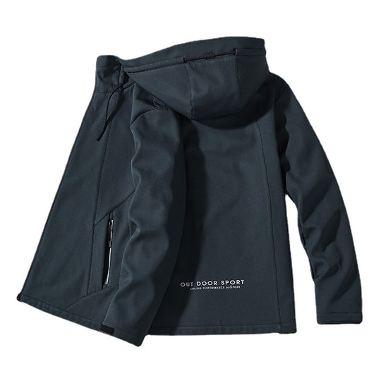 Damen taillierte Softshelljacke mit Kapuze und wasserabweisender Membran Shop Nory