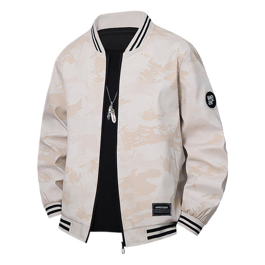 Herren Sportliche Bomberjacke mit kontrastierenden Details Shop Nory