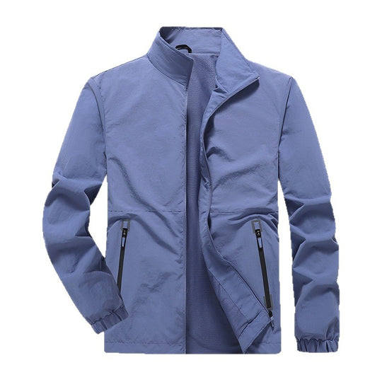 Herren Leichte Windjacke mit hohem Kragen Shop Nory