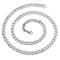 Damen Edelstahl-Halskette mit massivem Gliederdesign Shop Nory
