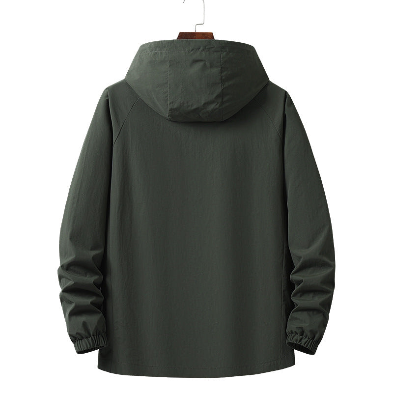 Herren Leichte Outdoor-Jacke mit verstellbarer Kapuze Shop Nory