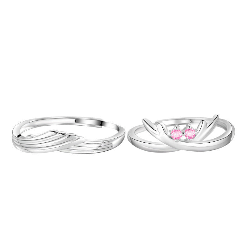 Damen Schmuckring mit Wellen-Design Shop Nory