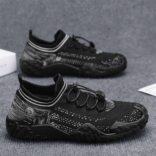 Damen Sportliche Wasserschuhe mit rutschfester Sohle und elastischem Snürsystem Shopnory