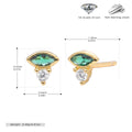 Damen Ohrstecker mit schützendem Augenmotiv aus 925 Sterling Silber Shop Nory
