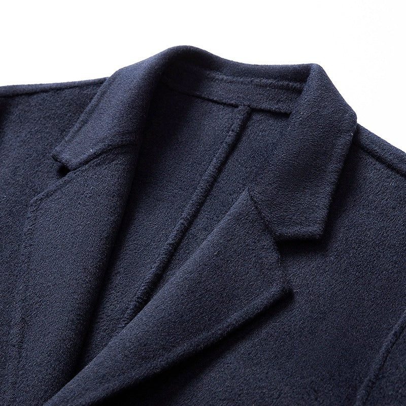 Damen Modern Tailored Langer Übermantel Shop Nory