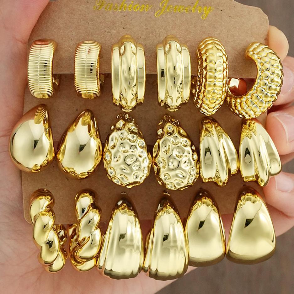 Damen Ohrringe Set mit kreativen und luxuriösen Designs Shop Nory