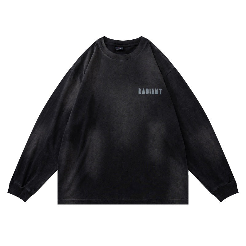 Unisex Oversize-Sweatshirt mit pigmentierter Waschung und dezentem Brustprint Shop Nory