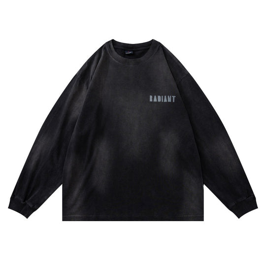 Unisex Oversize-Sweatshirt mit pigmentierter Waschung und dezentem Brustprint Shop Nory