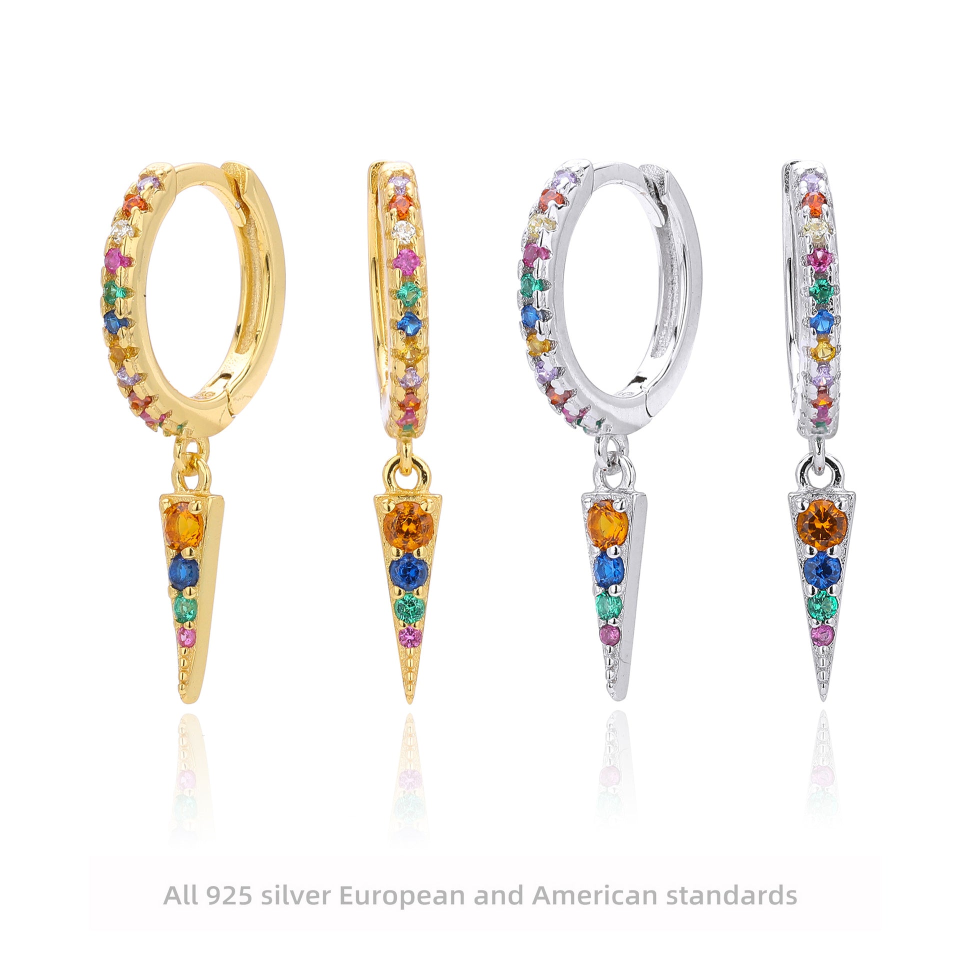 Damen Glitzernde Ohrringe Shop Nory