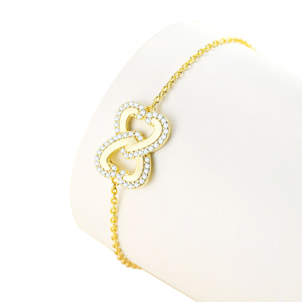 Damenarmband mit zeitloser Unendlichkeitssymbolik und funkelndem Zirkonia-Besatz Shop Nory