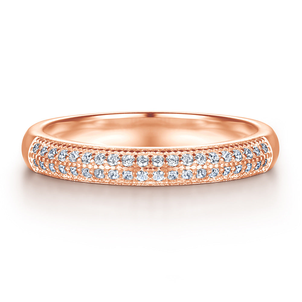 Damen Eleganter Ring mit funkelnden Zirkoniasteinen Shop Nory