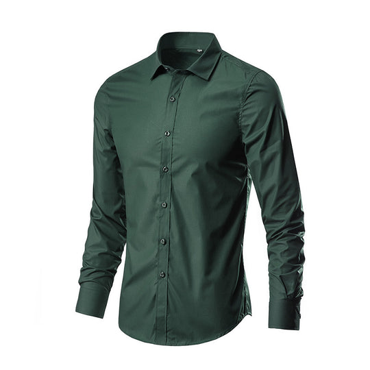 Herren Slim-Fit Businesshemd aus Stretch-Baumwollmix mit Kentkragen Shop Nory