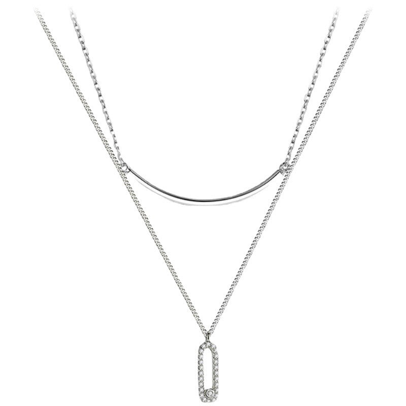 Damen Halskette mit modernem Anhänger im minimalistischen Design Shop Nory