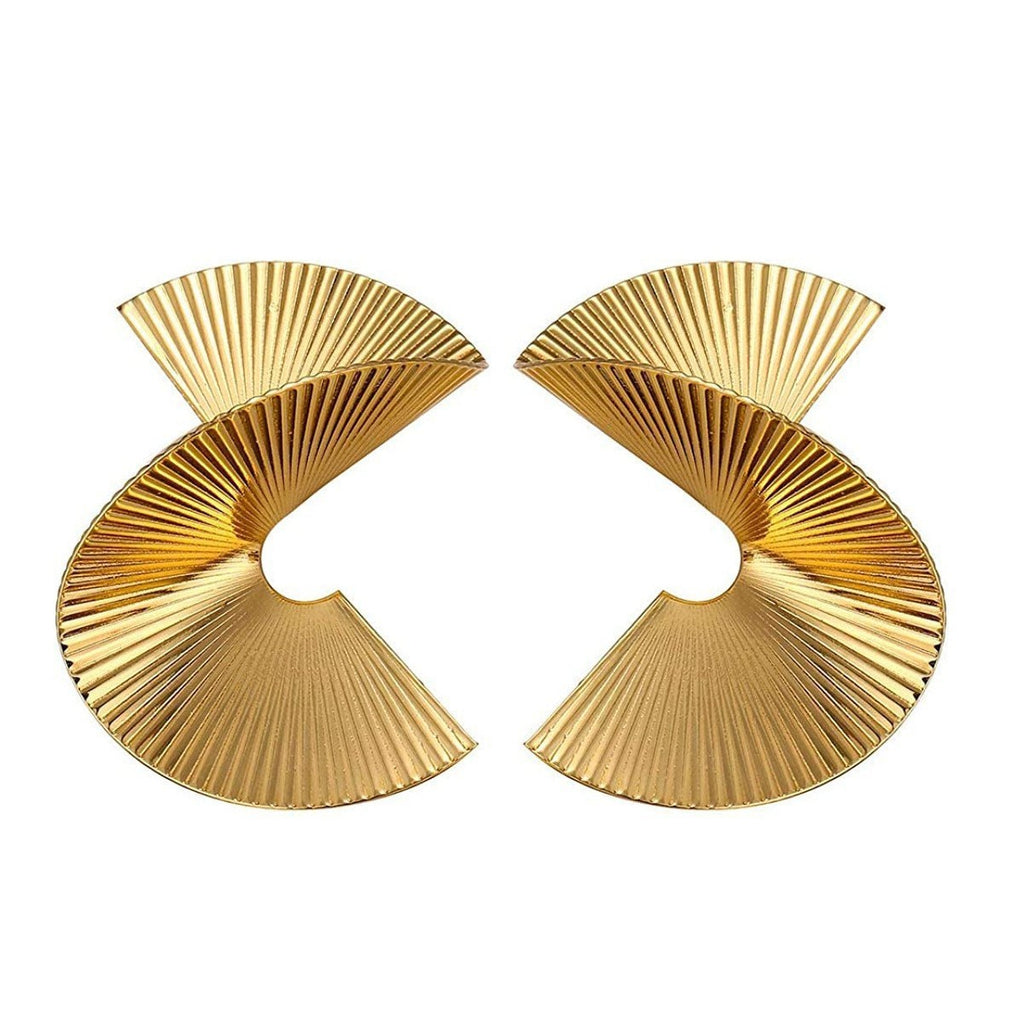 Damen Hängende Ohrringe im eleganten Fächerdesign Shop Nory
