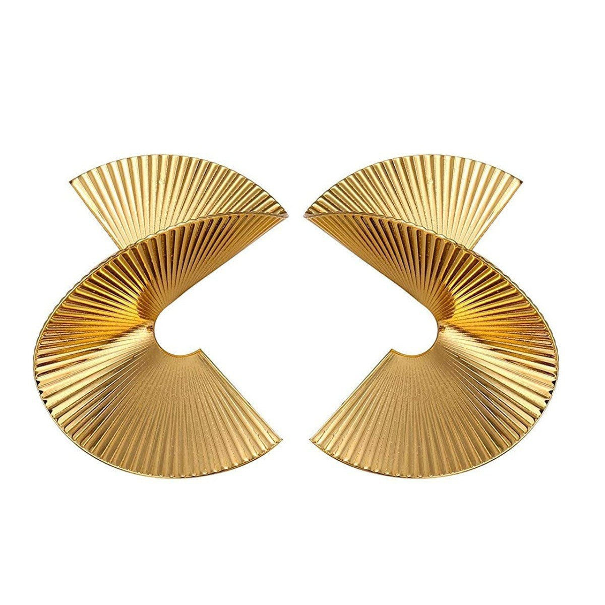 Damen Hängende Ohrringe im eleganten Fächerdesign Shop Nory