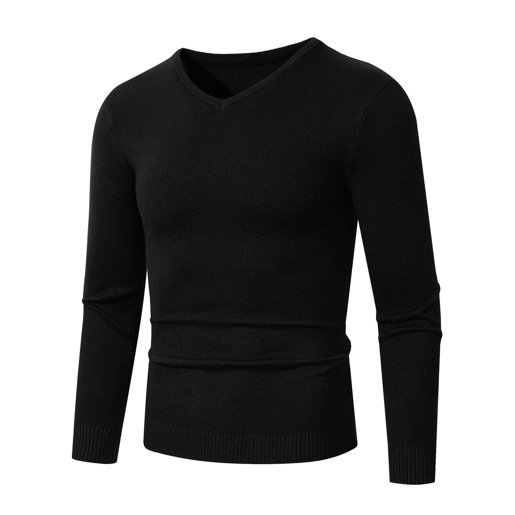 Herren V-Ausschnitt Pullover aus hochwertiger Baumwolle