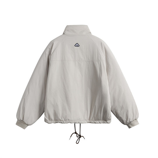 Unisex Kurz geschnittene boxy-wattierte Jacke mit Tunnelzug und Raglanärmeln Shop Nory