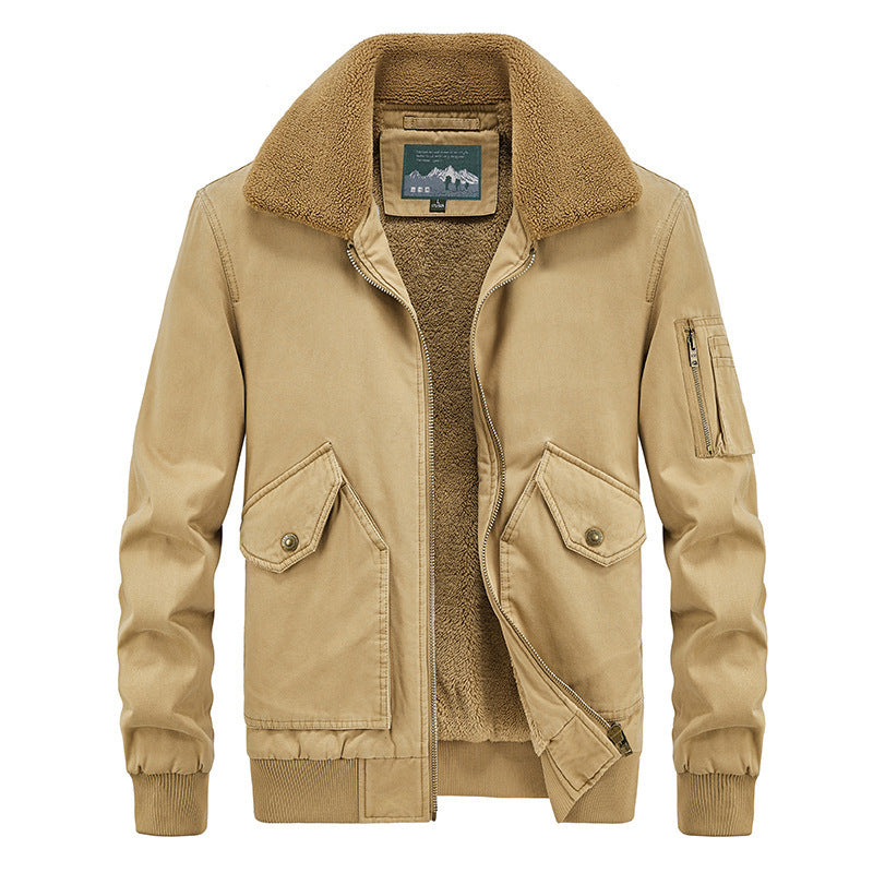 Herren Aviator-Blouson mit Sherpa-Kragen und Thermo-Teddyfutter Shop Nory
